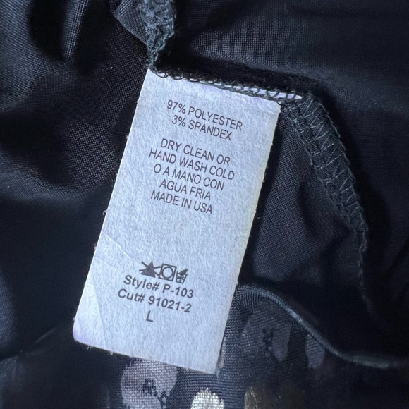 Women’s Large Black Animal Print Leggings NWT - Picture 7 of 7